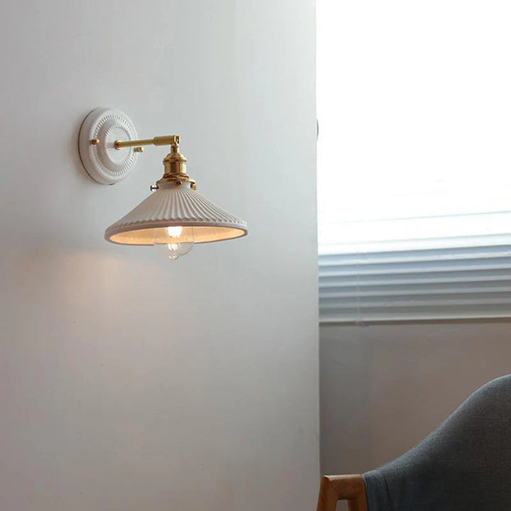 Retro Japandi-Inspired Wall Light