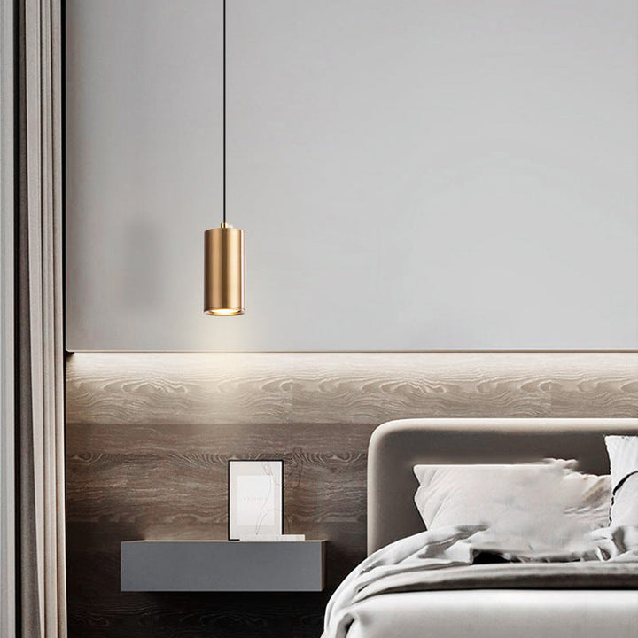 Minimalist Nordic Column Iron Pendant Light