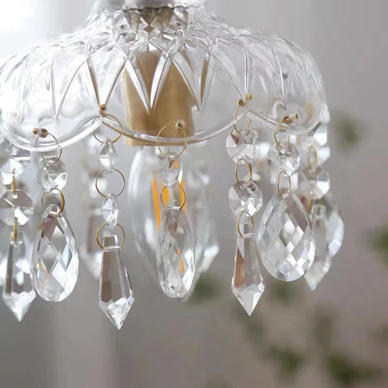 Hanging Floral-Inspired Traditional Pendant Light
