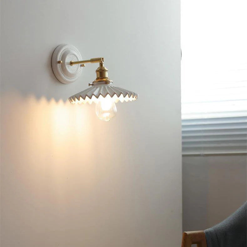 Retro Japandi-Inspired Wall Light