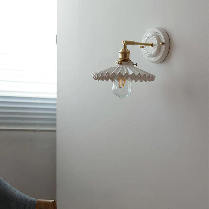 Retro Japandi-Inspired Wall Light