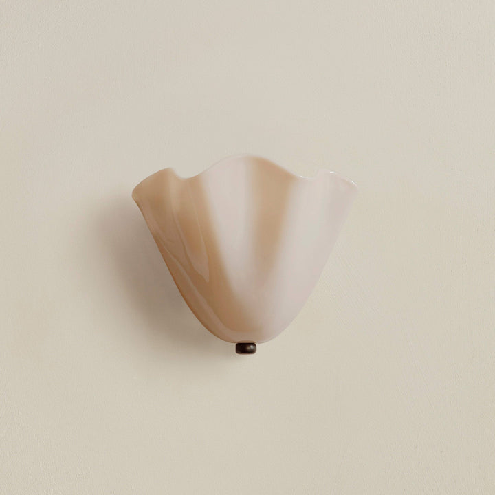 Vintage Stained Shell Inspired LED Wall Light