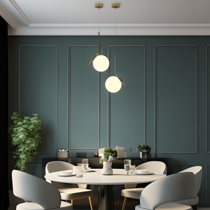 Contemporary Jewel-Inspired Pendant Light