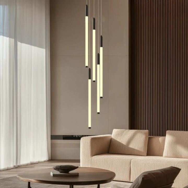 Contemporary Rainfall Inspired Multiple Lights Chandelier