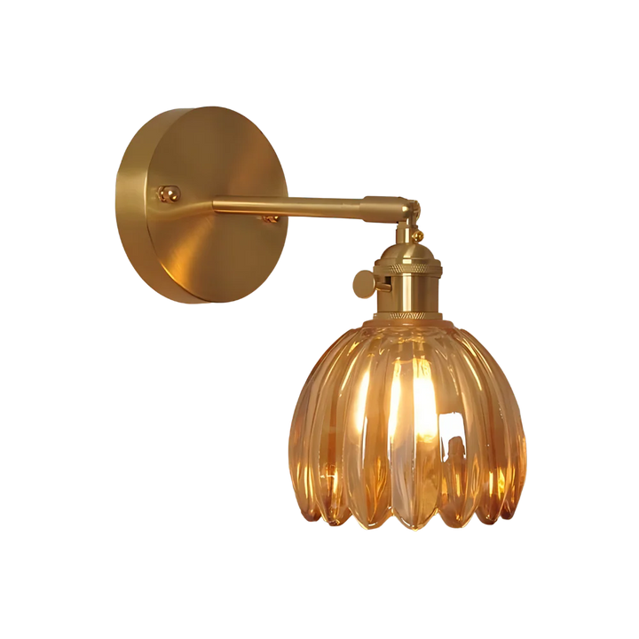 Antique Traditional Petal Style Wall Light