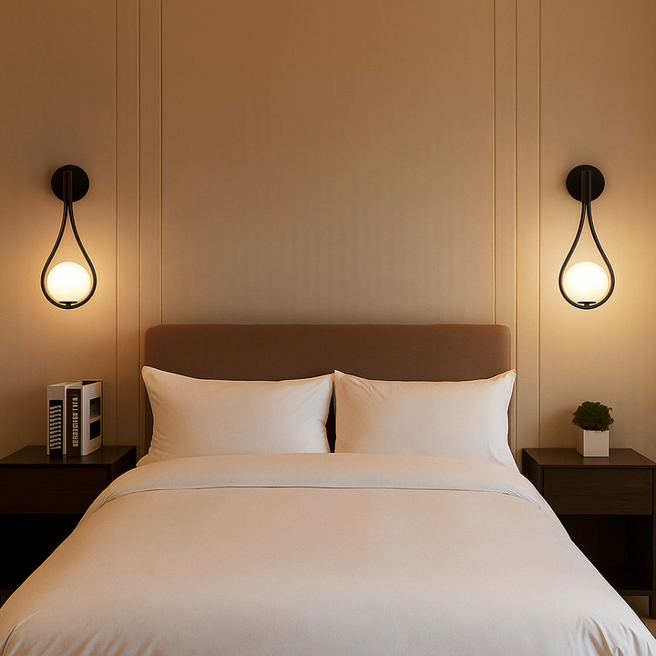 Teardrop Shaped Wall Light