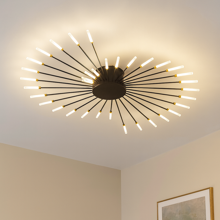 Minimalist Industrial-Style LED Ceiling Light