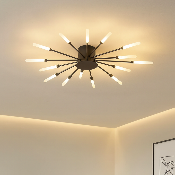 Minimalist Industrial-Style LED Ceiling Light