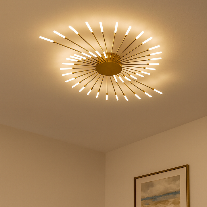 Minimalist Industrial-Style LED Ceiling Light