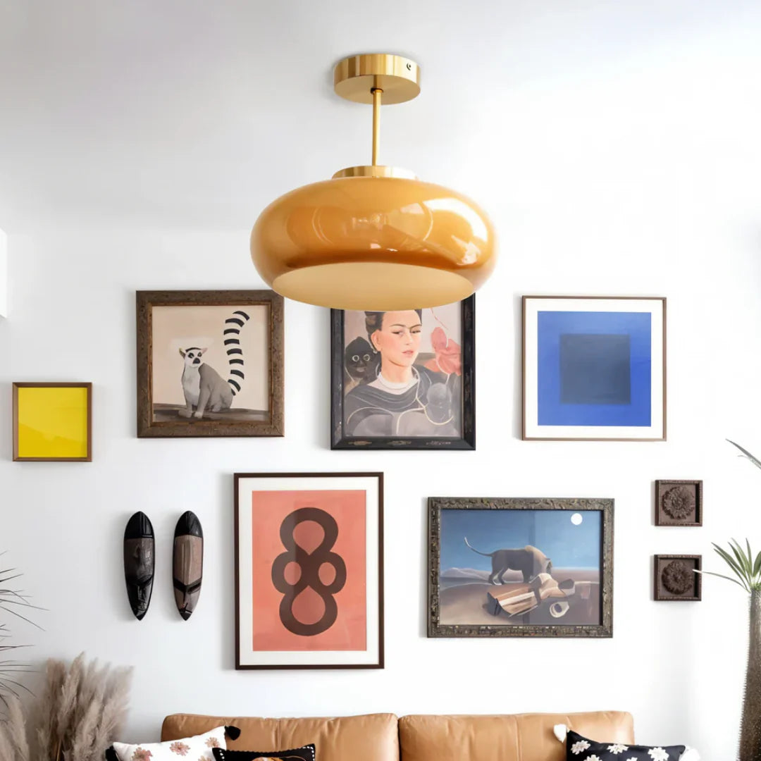 Retro Single Bulb Ceiling Light