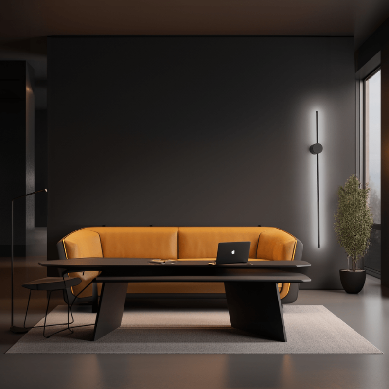 Contemporary Slim Linear Minimalist Wall Light