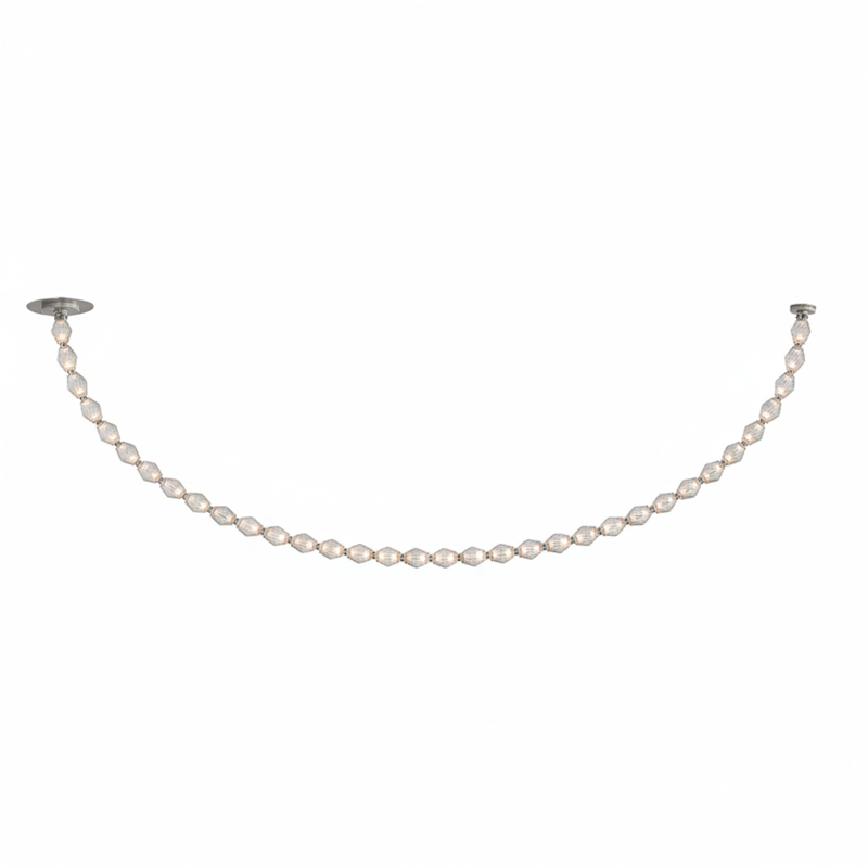 Art Deco Necklace-Inspired LED Chandelier