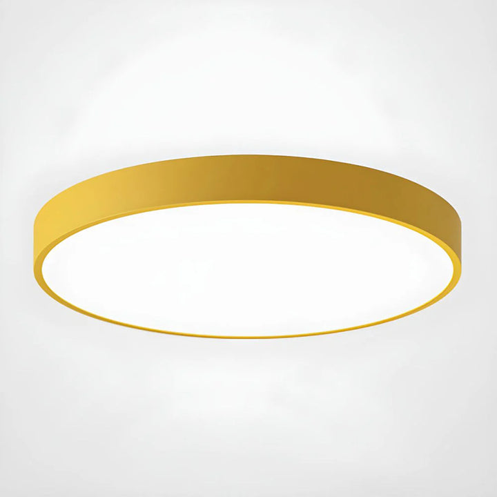 Geometric Scandinavian Round LED Ceiling Light