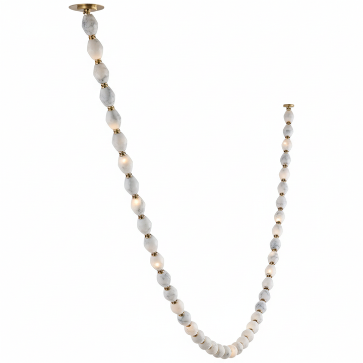 Art Deco Necklace-Inspired LED Chandelier