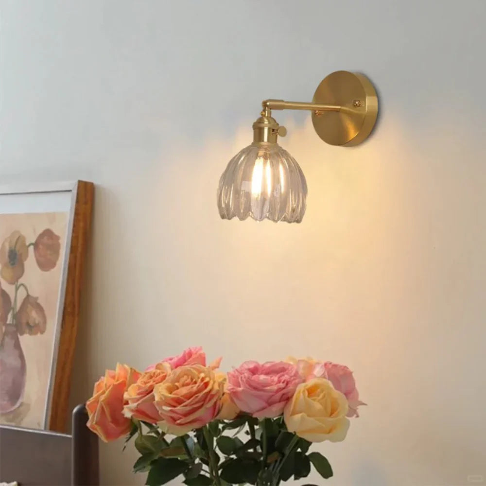 Antique Traditional Petal Style Wall Light