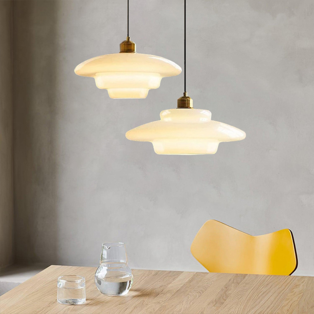 Vintage-Inspired Art Deco Drop Pendant Light