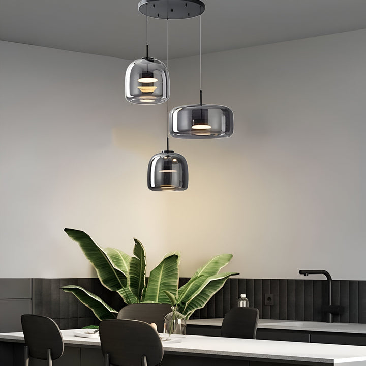 Mid-Century Retro-Influenced Pendant Light