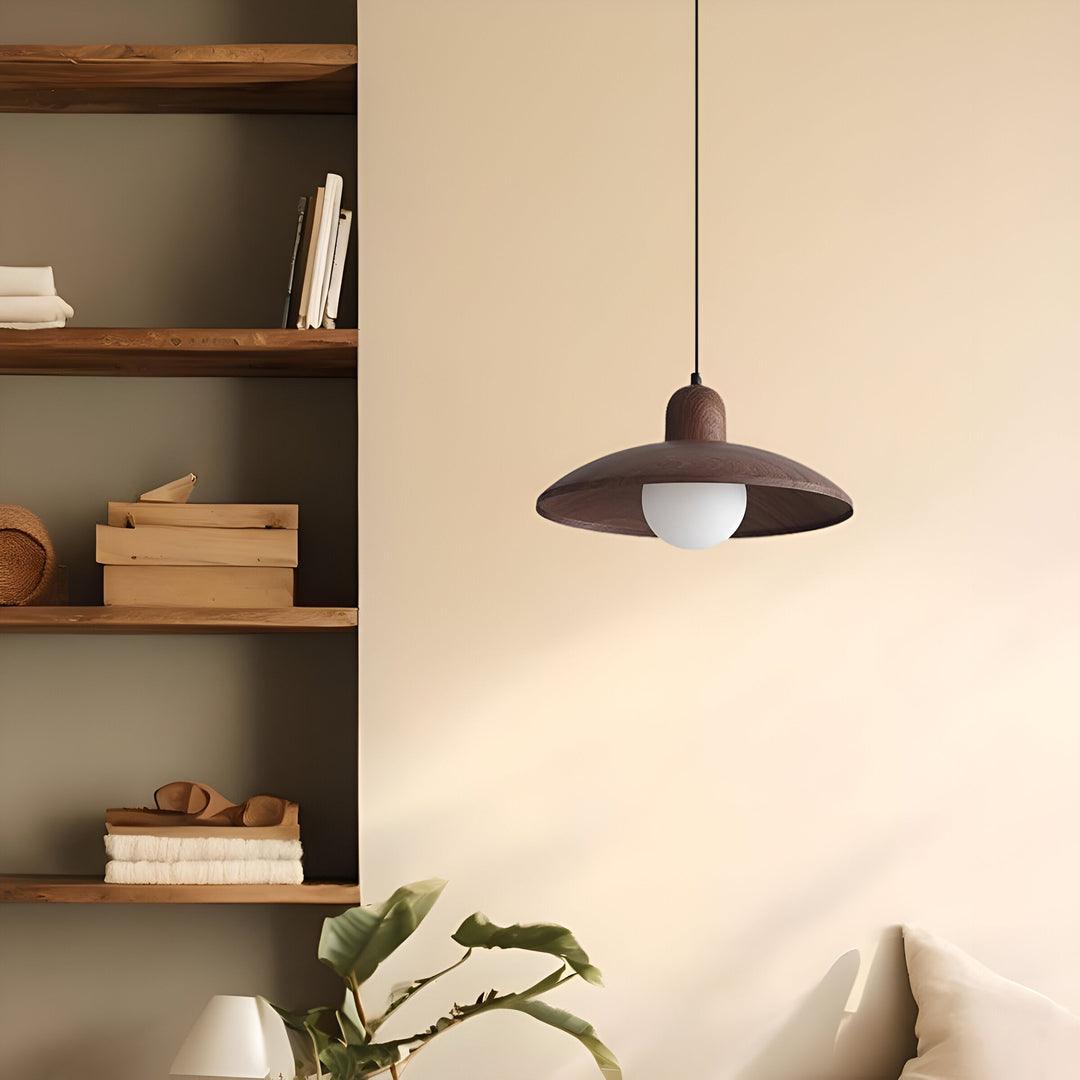 Minimalist Japanese-Inspired Wabi-Sabi Pendant Light