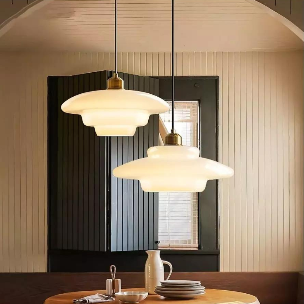 Vintage-Inspired Art Deco Drop Pendant Light