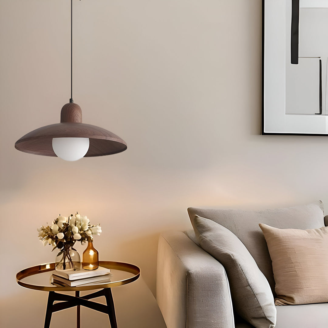 Minimalist Japanese-Inspired Wabi-Sabi Pendant Light