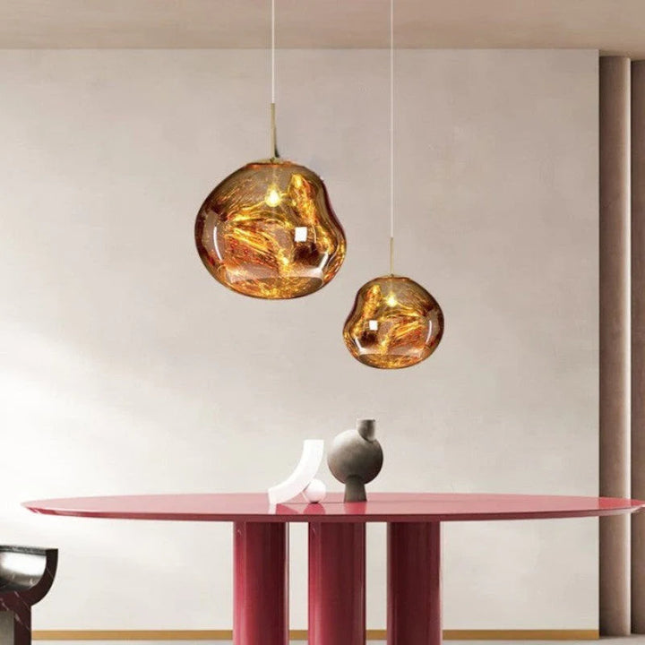 Hanging Minimalist Reflective Pendant Light