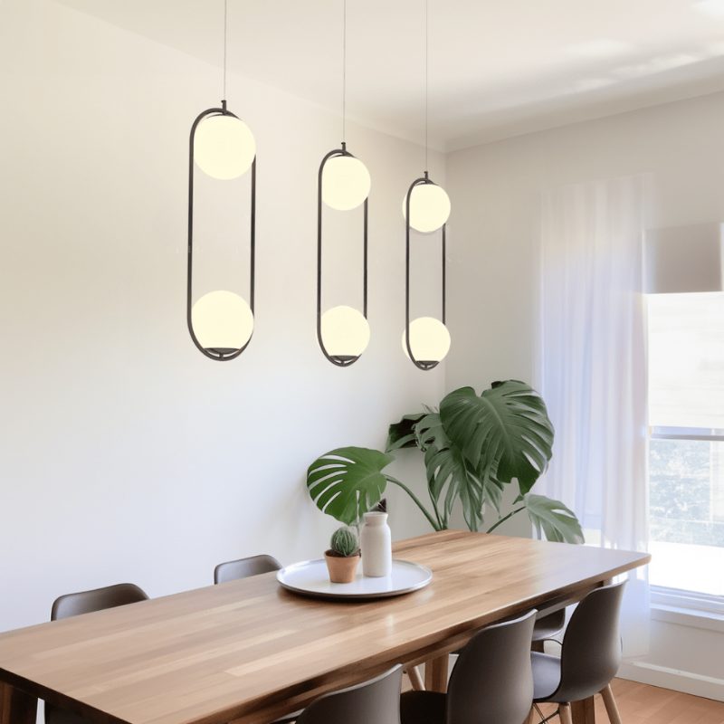 Contemporary Jewel-Inspired Pendant Light