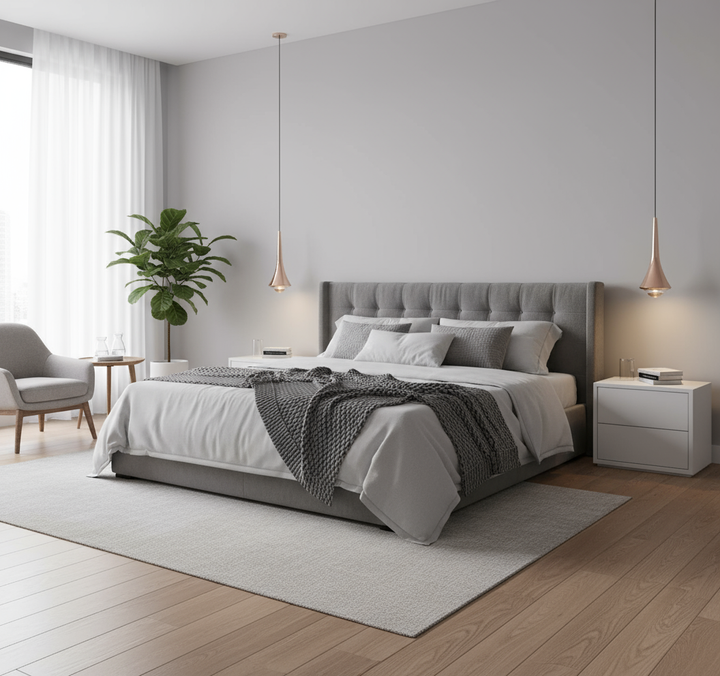 Teardrop 1-Light LED Modern Glass Pendant Light