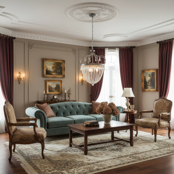 Raindrop Traditional Style Hanging Chandelier