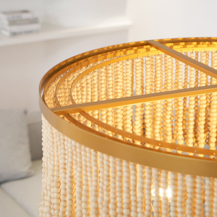 Maximalist Layered Hollywood Regency Style Chandelier