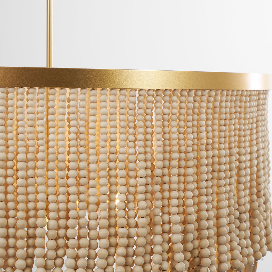 Maximalist Layered Hollywood Regency Style Chandelier