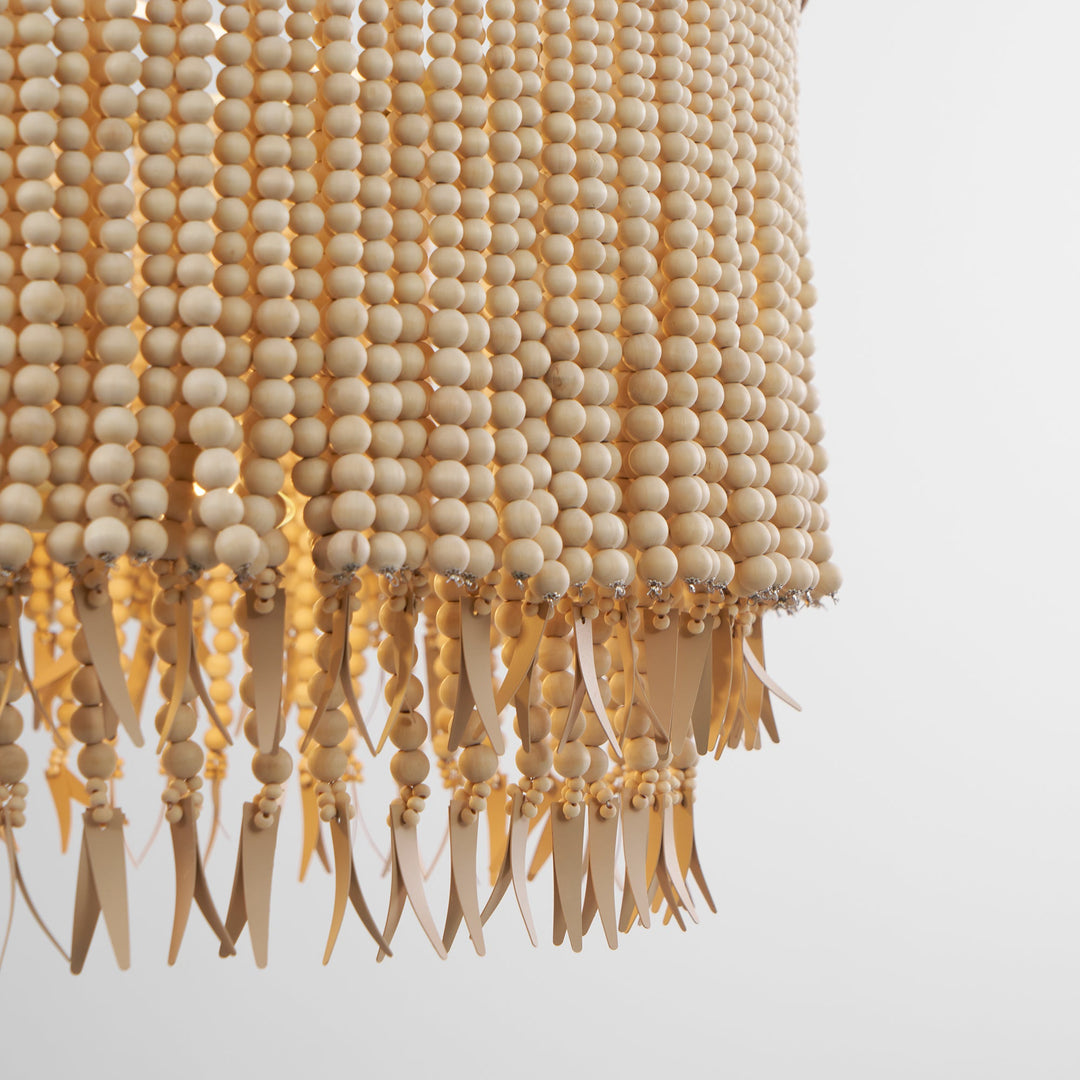 Maximalist Layered Hollywood Regency Style Chandelier