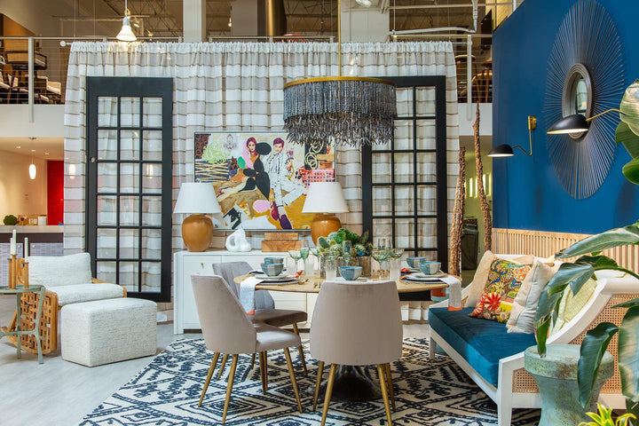 Maximalist Layered Hollywood Regency Style Chandelier