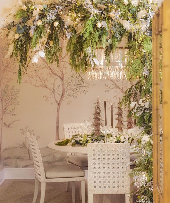 Maximalist Layered Hollywood Regency Style Chandelier