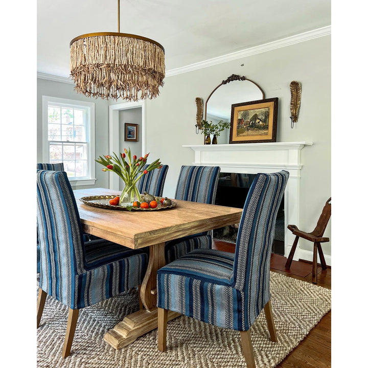 Maximalist Layered Hollywood Regency Style Chandelier