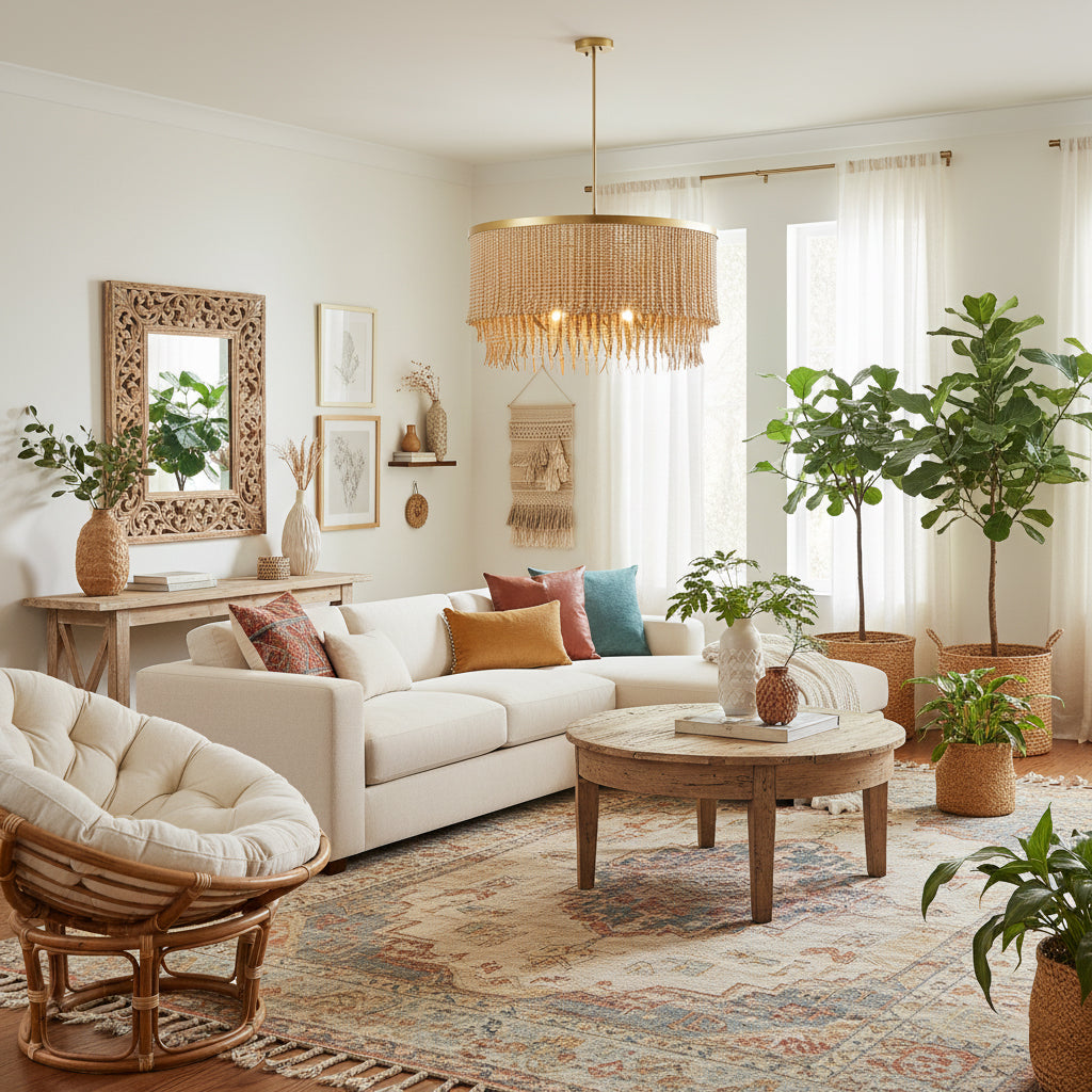 Maximalist Layered Hollywood Regency Style Chandelier