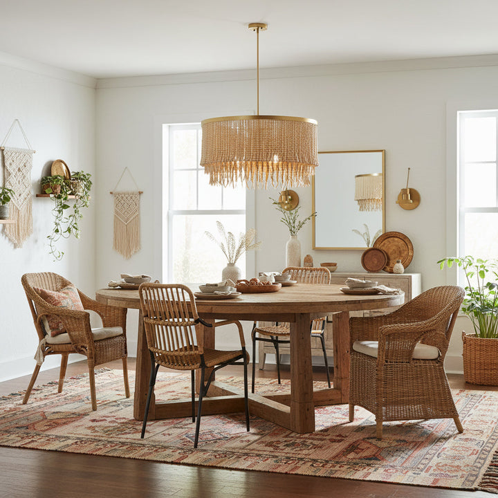 Maximalist Layered Hollywood Regency Style Chandelier