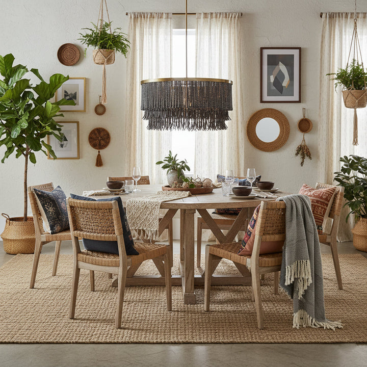 Maximalist Layered Hollywood Regency Style Chandelier