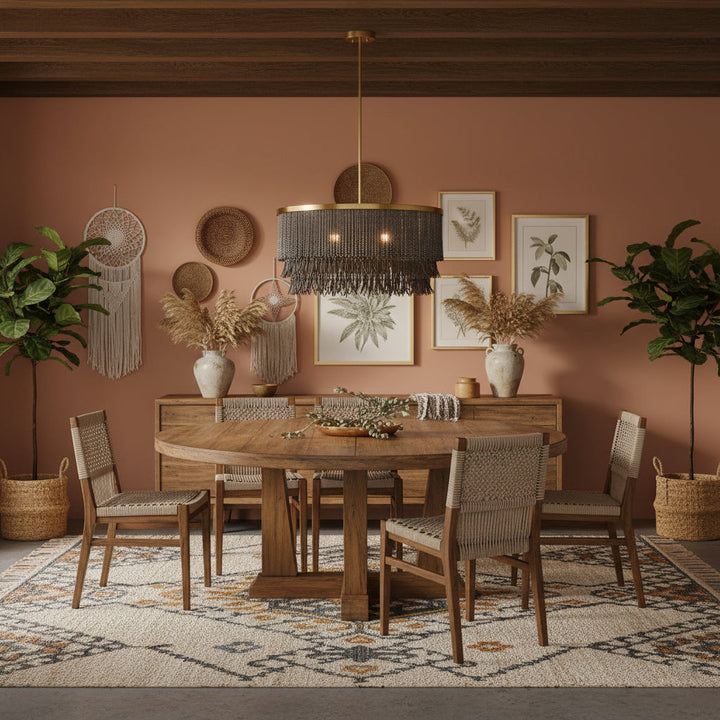 Maximalist Layered Hollywood Regency Style Chandelier