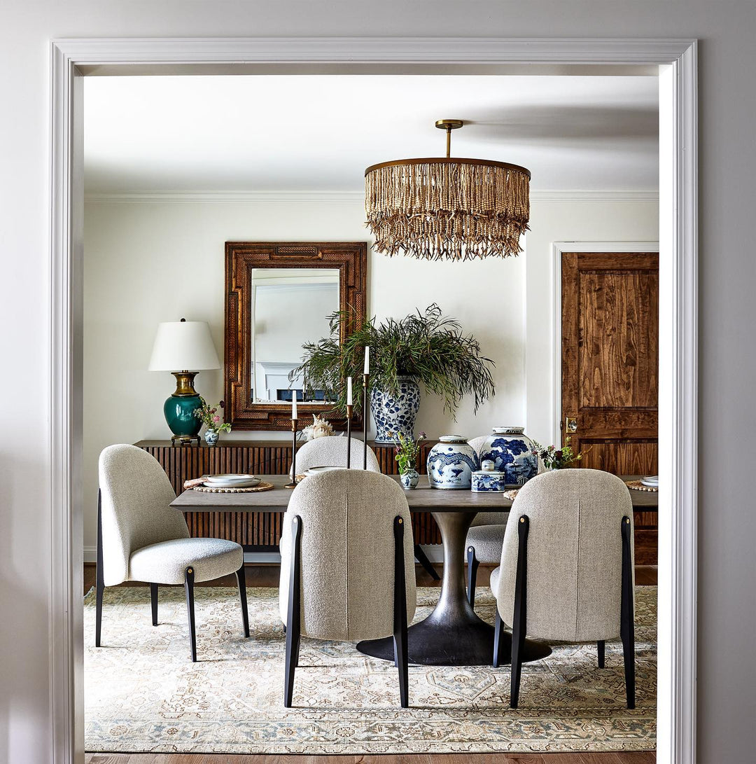 Maximalist Layered Hollywood Regency Style Chandelier