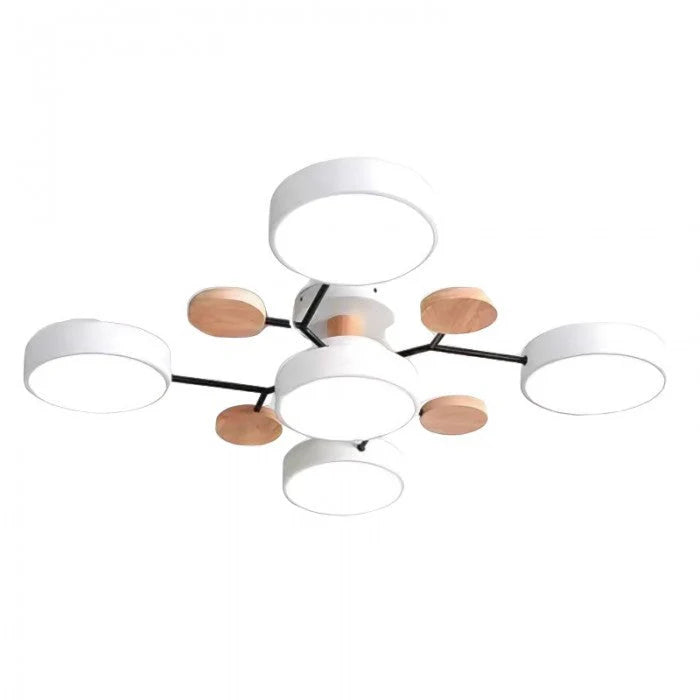 Minimalist Multiple Heads LED Scandinavian Ceiling Light