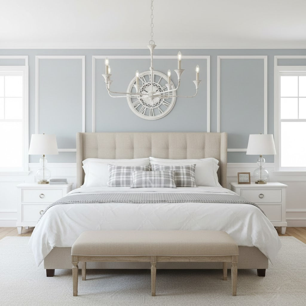 Multiple Arm Candle Inspired Transitional Chandelier