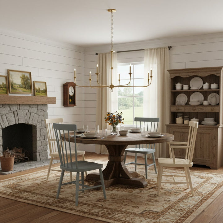 Multiple Arm Candle Inspired Transitional Chandelier