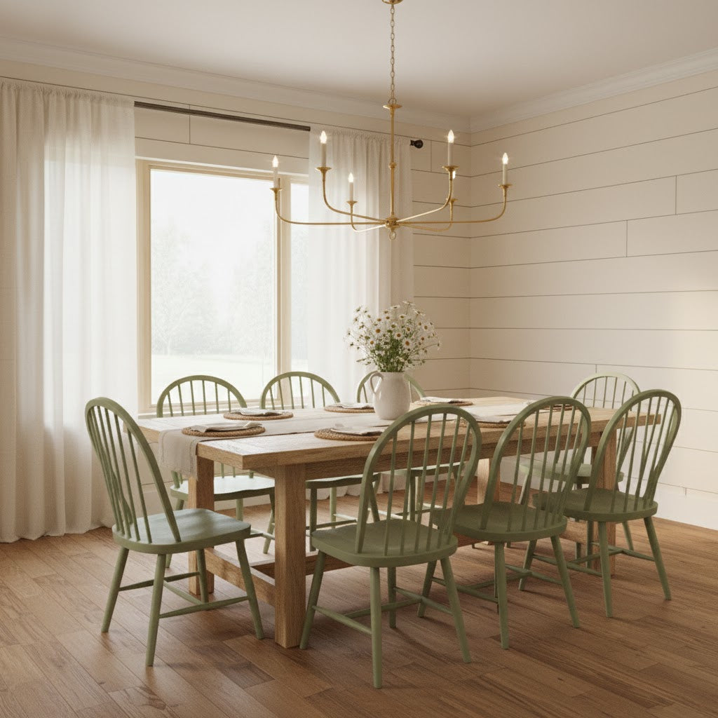 Multiple Arm Candle Inspired Transitional Chandelier