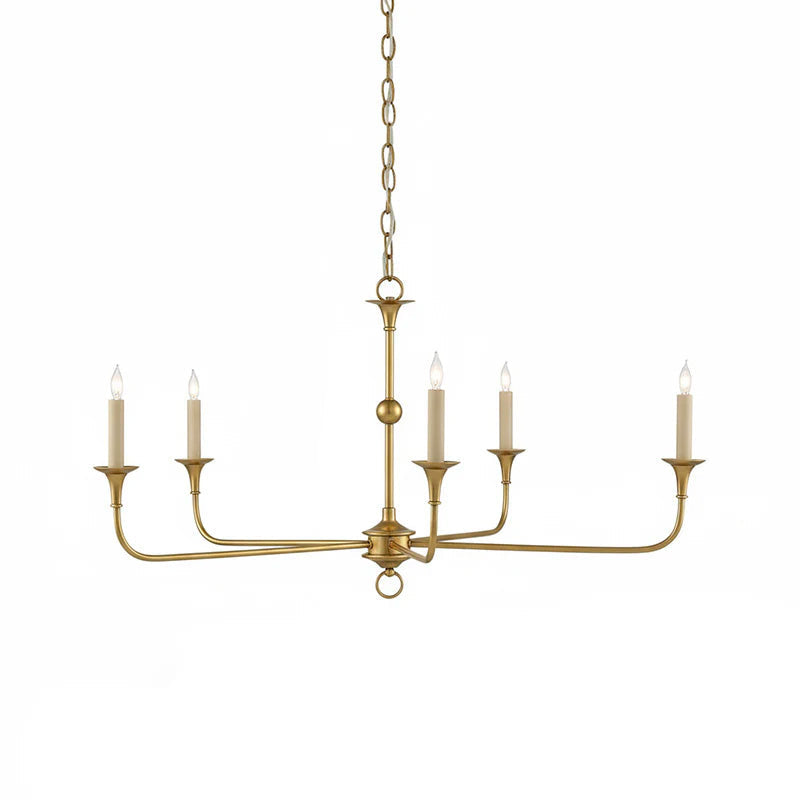 Multiple Arm Candle Inspired Transitional Chandelier
