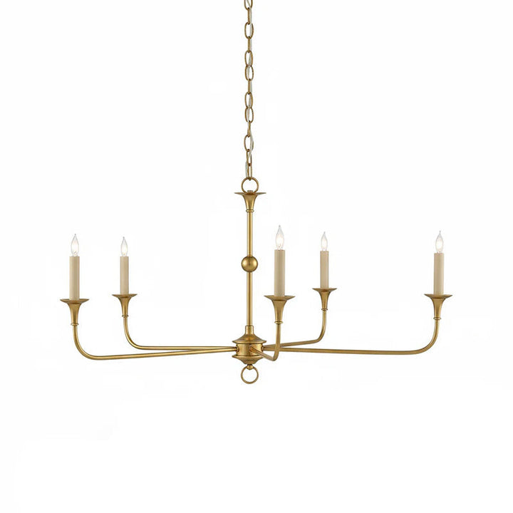 Multiple Arm Candle Inspired Transitional Chandelier