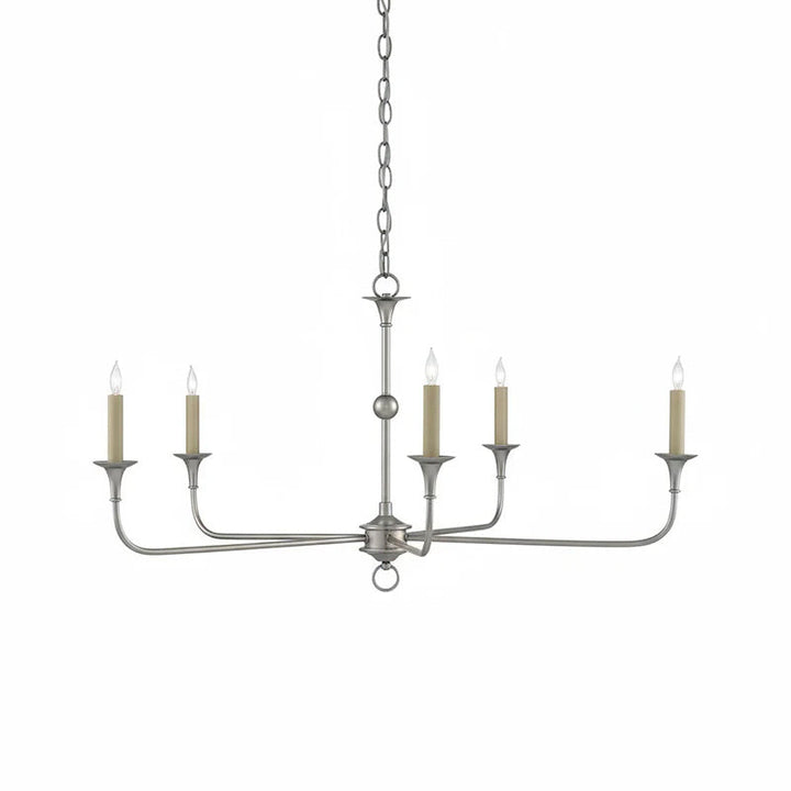 Multiple Arm Candle Inspired Transitional Chandelier