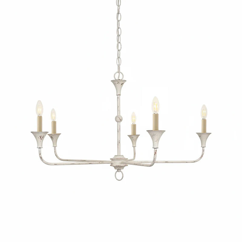 Multiple Arm Candle Inspired Transitional Chandelier