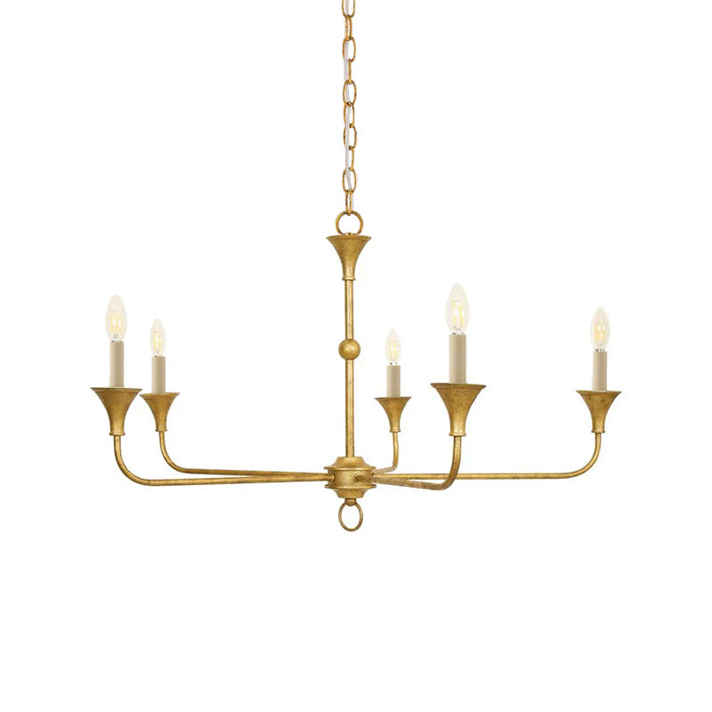 Multiple Arm Candle Inspired Transitional Chandelier