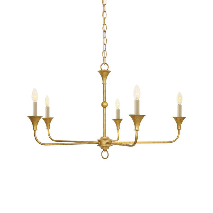 Multiple Arm Candle Inspired Transitional Chandelier
