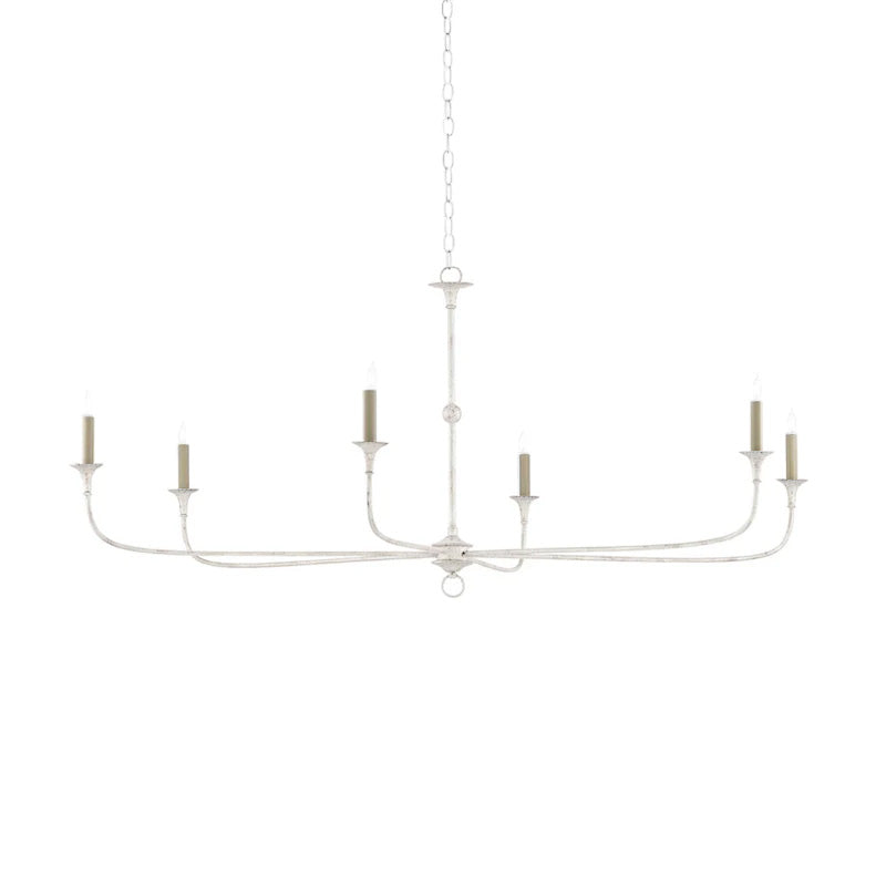 Multiple Arm Candle Inspired Transitional Chandelier